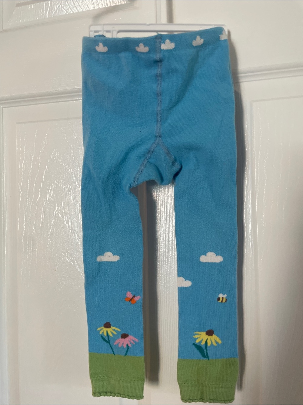 Frugi leggings with spring scene 2-4 years